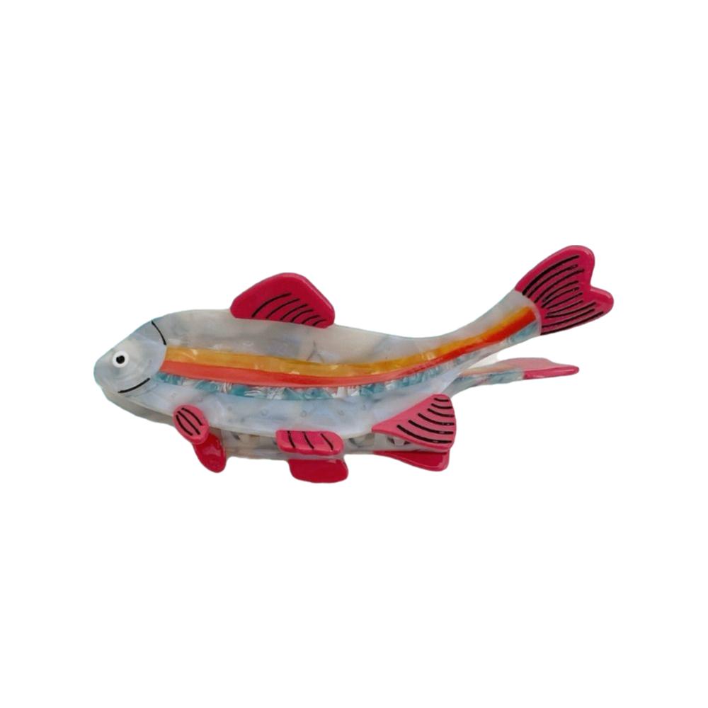 Acetic Acid Ocean Animal Hair Clip Cute Geometry Shark Clip Small Fish Hair Claw Female