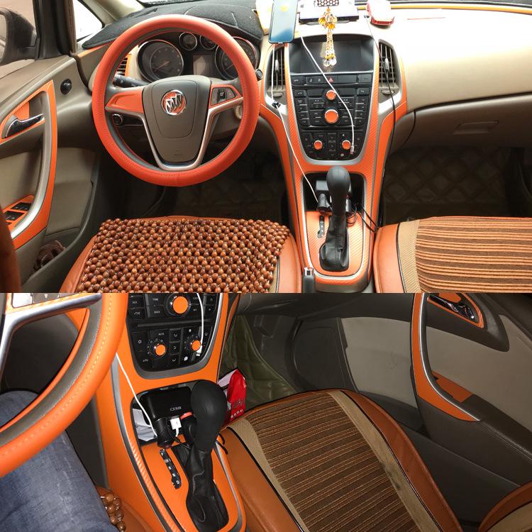 Buick 10-14 Old Model Interior Carbon Fiber Console Sticker for GT/XT