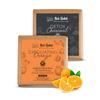 Nat Habit Exfoliating Orange & Detox Charcoal Butter Bath Soap With Cold Processed For Scar Reduction, Tan Removal & Exfoliation (125g X 2, Combo)