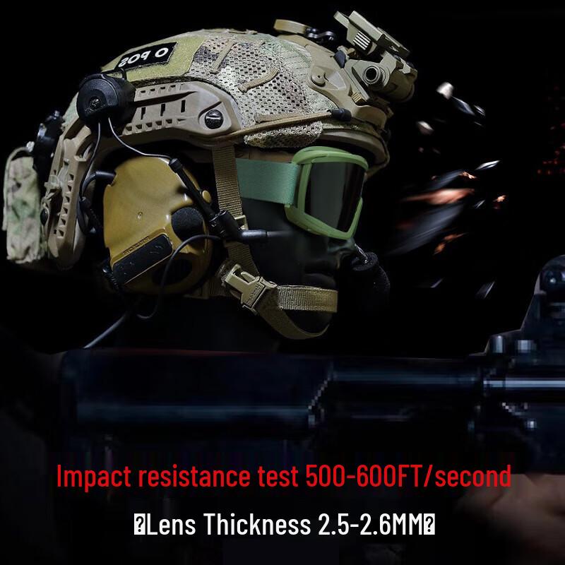 RK2 Tactical Goggles with 3 Lenses