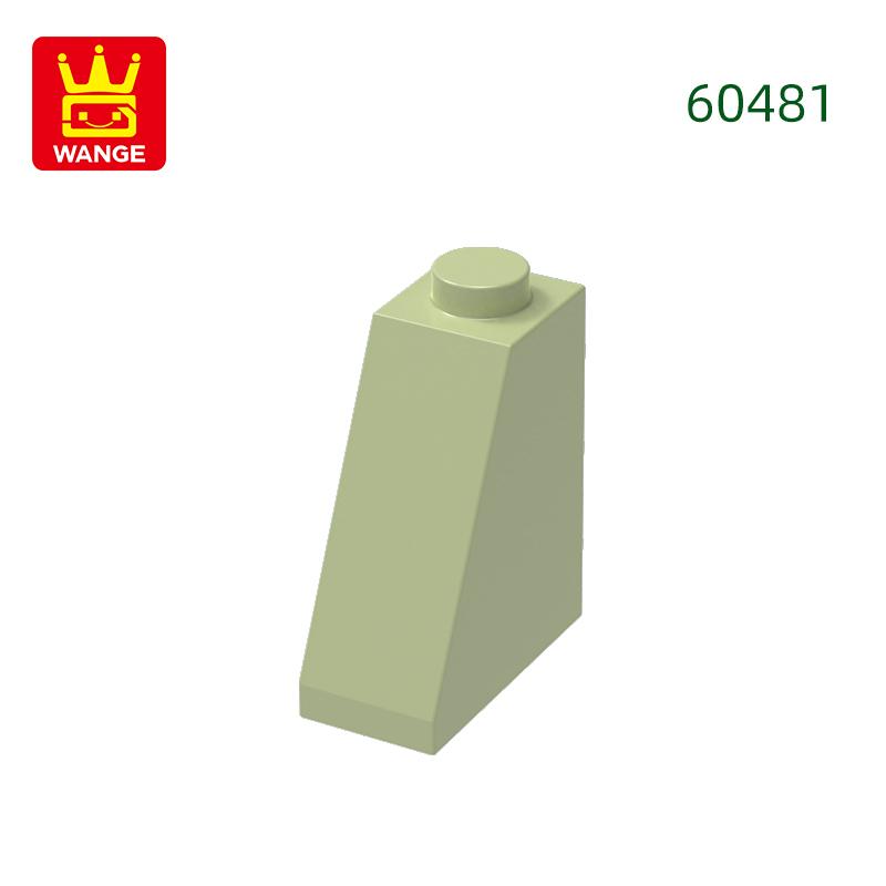 84 шт./лот 60481 2x1x2 Наклонная плитка с нижней трубкой Блок Цветные детали MOC Совместимо с Кирпичами Сделай сам Детская игрушка