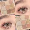 Eye Shadow Palette Flash Snowflake Nine Color Eyeshadow Plate Earth Color Matte Makeup 9 Color Eyeshadow Pearl Fashion Explosion