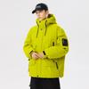 Mens Winter Hooded Down Jacket Warm Windproof Outdoor Hiking Fashion Casual Puffer Coat