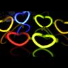 Diy Luminous Heart Eye Glasses Fluorescent Wear Glow Stick Neon Party Gift Adult