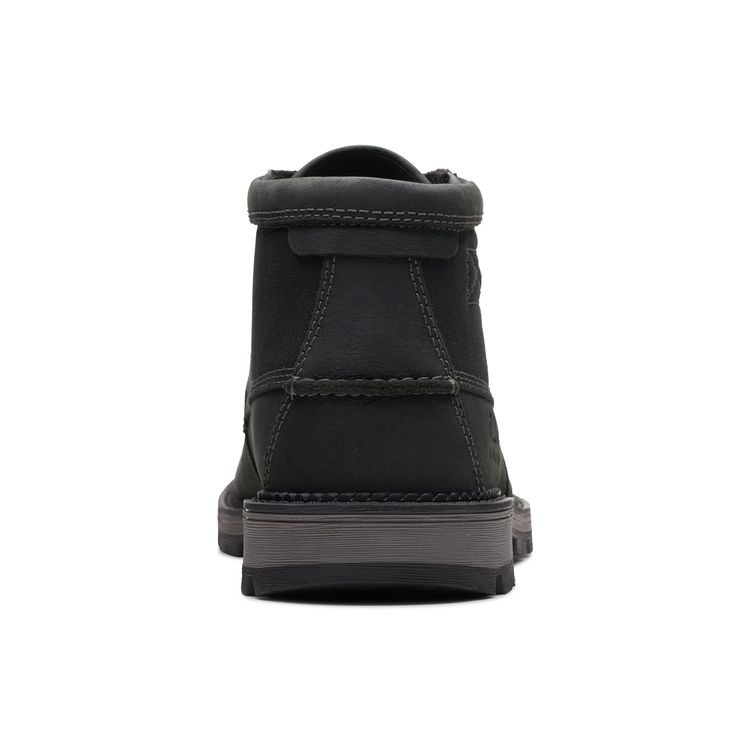 Clarks Серия Maple Кожаные Удобные Универсальные Нескользящие Прочные Короткие Уличные Ботинки Мужские ботинки Черный 261759007