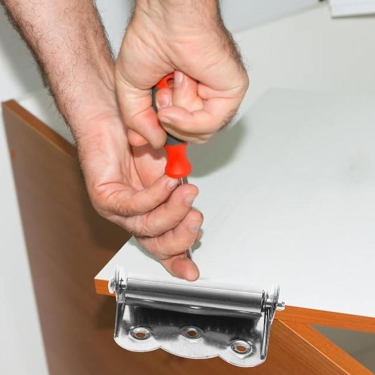 Butterfly Spring Loaded Hinges Stainless Steel Door Closer Hinge Self Closing Hinge Wooden door