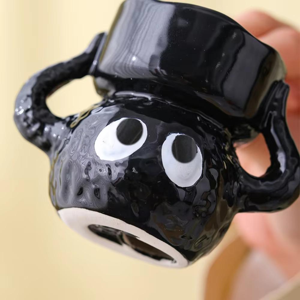 Cartoon Briquette Candle Holder Ceramics Candle Stand Creative Tea Light Candle Holder  Desktop