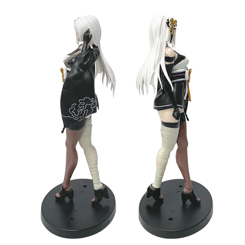 Отрицать:Автомата Ципао YoRHa Тип A №2 Фигурка Настольная Сексуальная Девушка 2B Ципао Маска GK Статуэтка Модель из ПВХ Коллекционная Игрушка