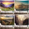 Simple Landscape Sunrise Pattern Tapestry Bedroom Living Room Tapestry Home Wall Decoration Tapestry