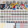 Medieval Knight Roman Soldier Castle Minifigure Building Blocks Kit Bricks Model Kids Toys for Boys