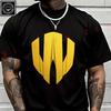W Motors Logo Design Moto T Shirt Men's Cotton Casual Short Sleeved Round Neck T-shirt Tee