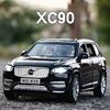 Литая под давлением модель автомобиля XC90, масштаб 1/32, игрушечный автомобиль с откатным механизмом со звуком и светом для детей, коллекция подарков для мальчиков и девочек