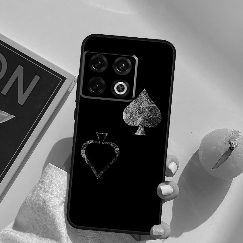 Кейс для телефона с изображением пикового туза для OnePlus 12R 13R 13T 10R 15 13 12 11 10T 8T Nord CE 4 3 2 Lite N20 N30 Nord 5
