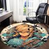 1pc The Legend of Office Round Area Rug, Bedroom Living Room Home Decor, Room Deco,  Offic a1016209