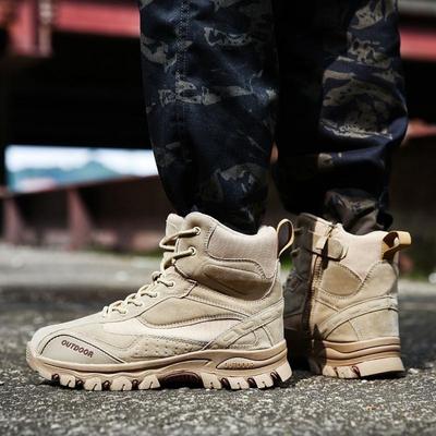 Ботинки для походов GripTech | Европейский минималистичный дизайн | Резиновая подошва + сетчатый верх | Защита для любых приключений | Магазин туристического снаряжения OuHuiSi