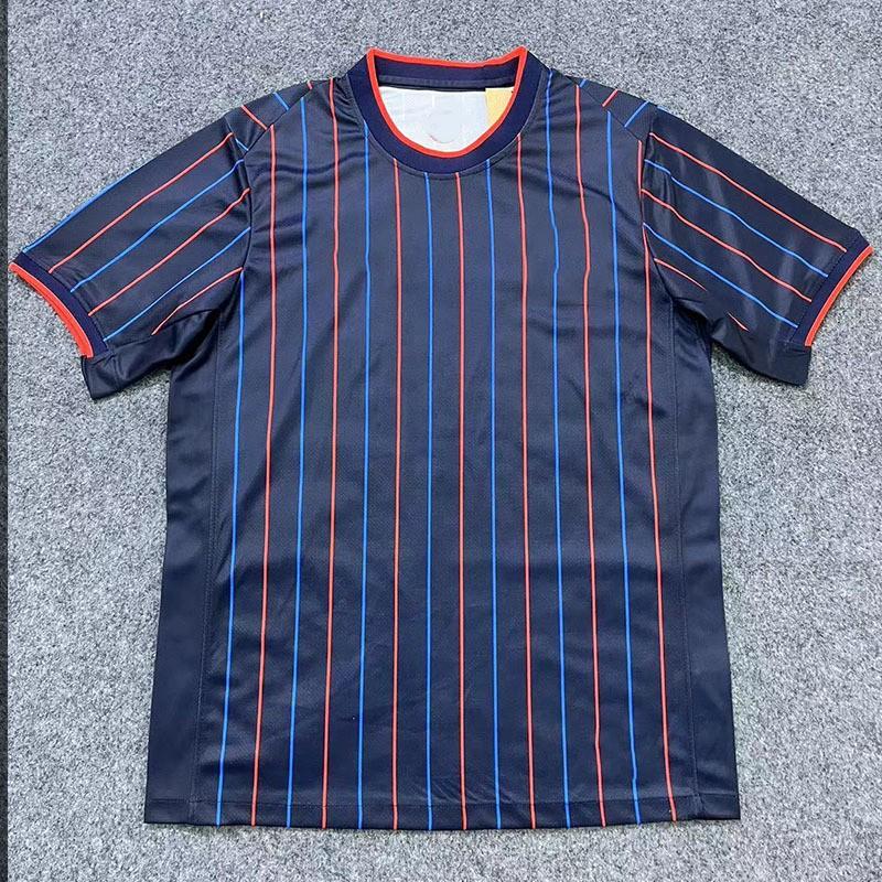Mens Short Sleeve Soccer Jersey Away Fan Uniform Bamboo Fiber Breathable Sportswear Football Matches