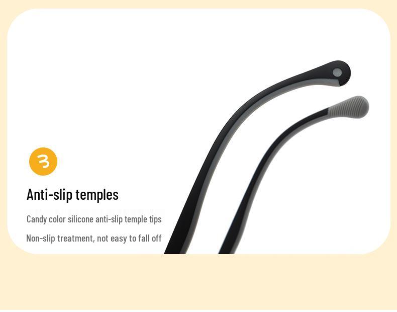 Comfortable Kids' Eyeglass Frames with Adjustable Nose Pads and Silicone Temples - Lightweight, Cute, and Durable for Girls