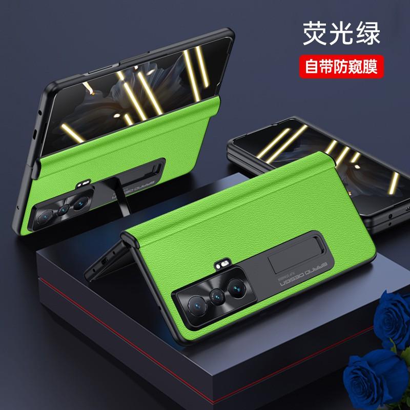 Full Coverage Foldable Phone Case Honor Magic V With Hinge Protection Stand Support Anti Drop Leather Cover