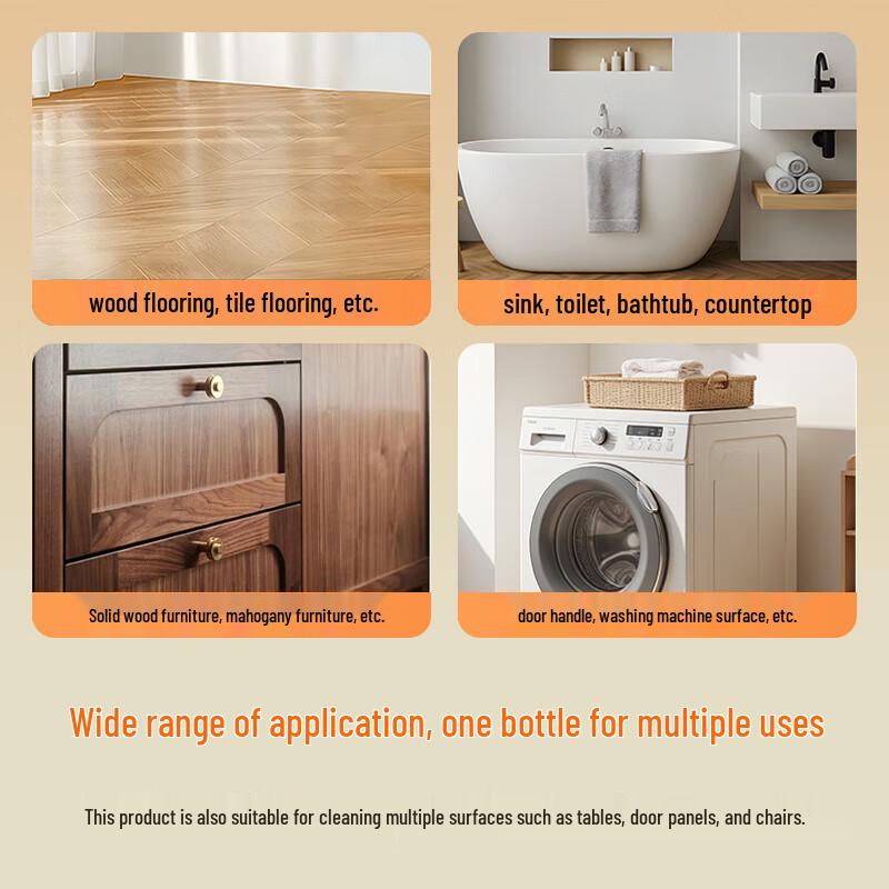 Momeng Средство для мытья пола для разных поверхностей, 3 шт.