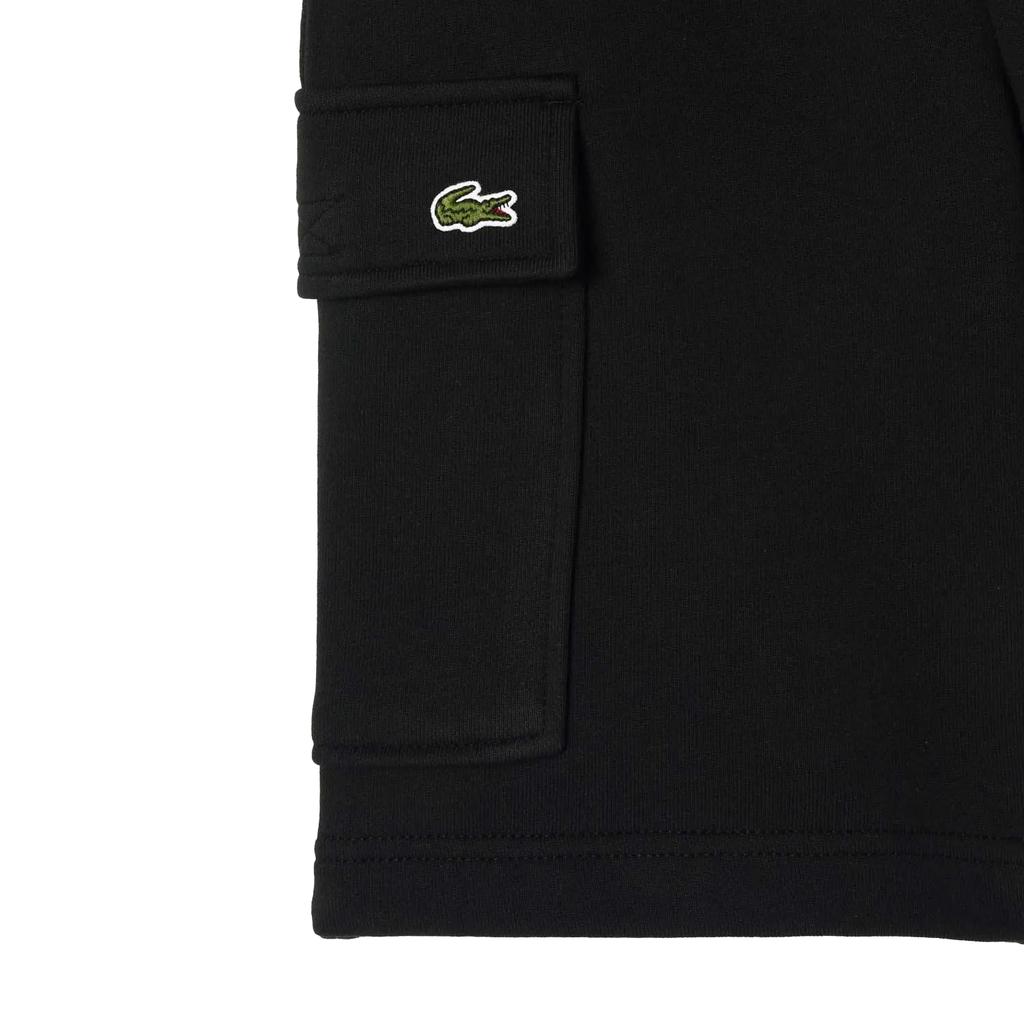 Lacoste Boys Brushed Cotton Fleece Cargo Shorts