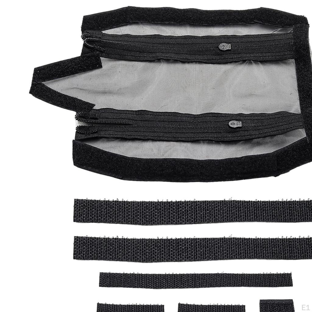 RC Chassis Dust Cover Dustpfoof Zipper Design, Nylon Mesh Cloth, Upgrade DIY Parts for Mini