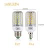 Светодиодная кукурузная лампа E27 AC110V 5730 SMD, от 24 до 165 светодиодов, прожектор для внутреннего освещения