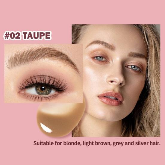 Eyebrow Angled Brush Waterproof Long Lasting Smudge-proof Dip Brow Hair Strokes Pen Quick Drying Natural Eyebrow Tint Dye Brow Makeup Pencil