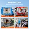 VEVOR Concession Window for Food Truck, 48"x36" Aluminum Alloy Service Window