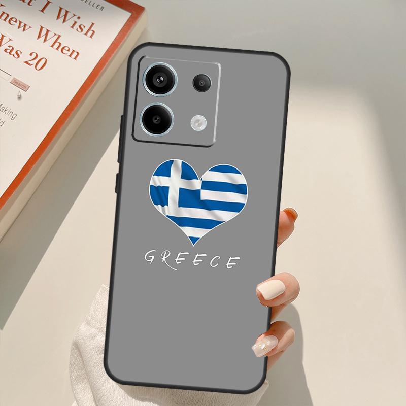 Греция Греческий Флаг Чехол Для Xiaomi Redmi Note 13 14 9 10 12 11 15 Pro Plus Чехол Для Redmi 15 C 12C 13C 14C 10C