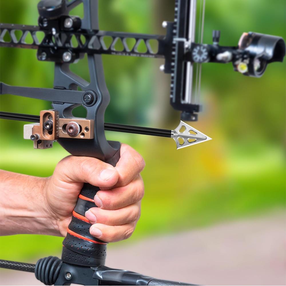 6шт 100гранные бродхеды для стрельбы из лука с фиксированным лезвием для арбалета, изогнутый лук