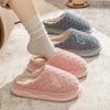 Cotton Slippers Women's Spring and Autumn Winter Shoes for Home Use Indoor Non-slip Thick Soles Home Warmth Couple Men
