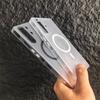 Для чехла RedMagic 10S Pro Plus Для MagSafe Магнитный Матовый Прозрачный Гофрированный Жесткий Задний Чехол из ПК Для Nubia Red Magic 10 Pro+