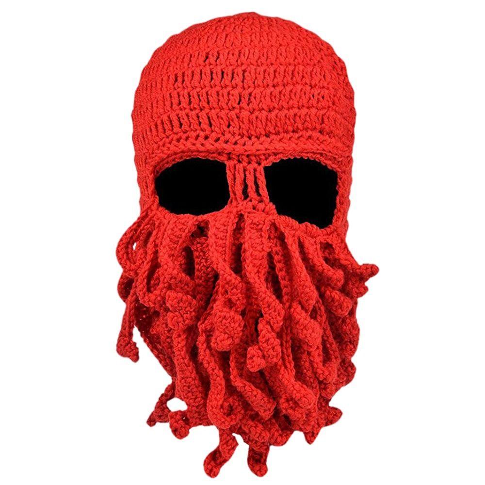 Балаклава Шапка Животное Ктулху Хэллоуин Лыжная Шапка Модная Вязаная Шапка Осень/Зима