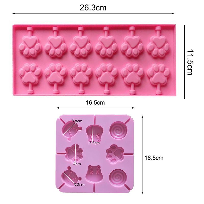 Форма для выпечки, горячая распродажа, конфеты, леденцы, высококачественные формы для выпечки, силиконовые 1 шт., форма для леденцов, круглая, для украшения торта, шоколадный торт