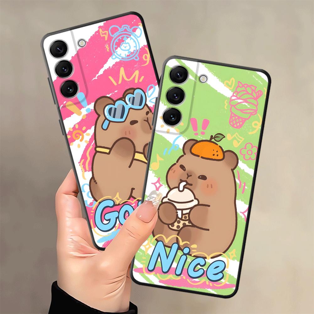 Чехол для телефона для Samsung Galaxy A55 A57 A15 A53 A17 A37 A23 A73 A51 A25 A16 A06 A05 A52 A36 A41 A13 A50 A70 A12 Мультяшный Милый