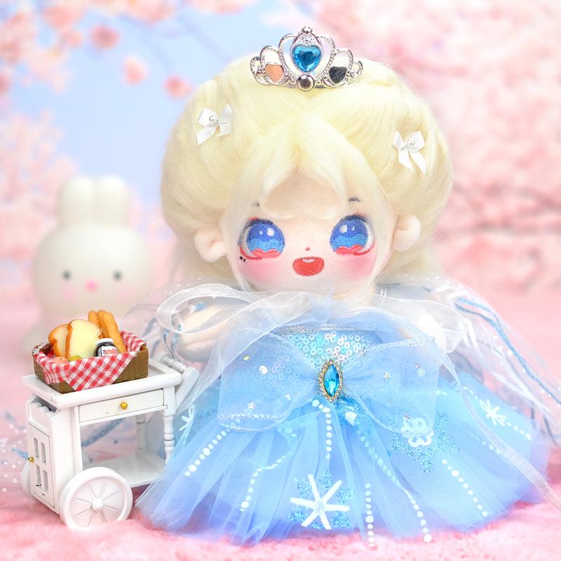 20 см Милый Хлопковый Плюшевый Наряд для Куклы с Платьем и Штанами