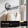 Folding Balcony Suction Cup Clothes Drying Rack