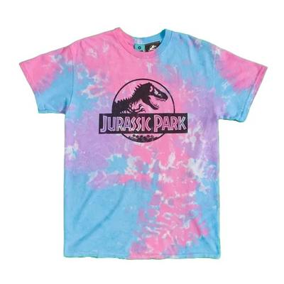JURASSIC PARK Футболка с логотипом тай-дай для взрослых унисекс