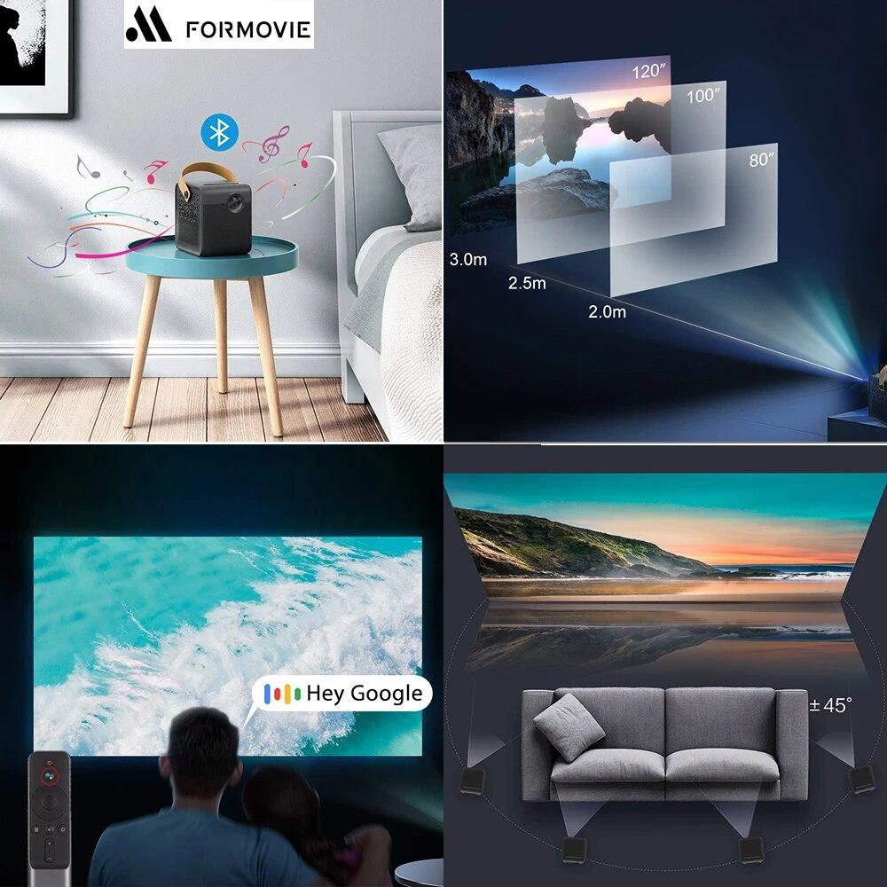 Global Verison Fengmi Dice Full HD 1080P DLP проектор ТВ 700ANSI люмен аккумулятор Google Play Formovie проектор для домашнего кинотеатра