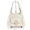 F24686 Campbell Hobo Handbag Off White Women Used