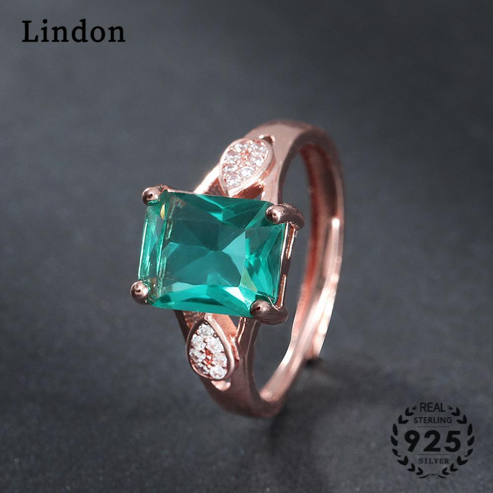 Классическое кольцо Lindon из медного сплава с цирконием, женские ювелирные изделия, свадебный подарок для вечеринки