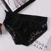 Women's Lace Panties Comfort Underwear Daisy Print Lace Briefs