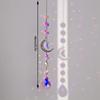 Crystal Suncatcher Sun Moon Tree Wind Chime Prisms Hanging Angel Butterfly Pendants Rainbow Chaser Garden Decor Window Drop Bell