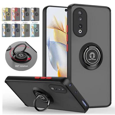 Матовый защитный чехол для Honor 90 Lite Honor 70 50, чехол с магнитным держателем и подставкой, противоударный чехол Fundas