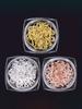3 Bottle Boxed Nail Accessories Gold Silver Rose Gold Hollow Metal Bow Classic Bow Decoration Girls Square Bottle Metal Bow 2026
