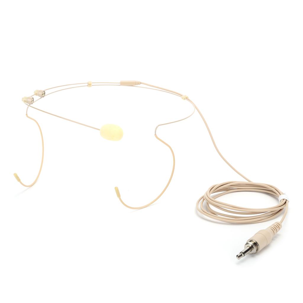 Микрофон с креплением на ухо 3,5 мм, двойной микрофон с винтовым креплением для передатчика BodyPack