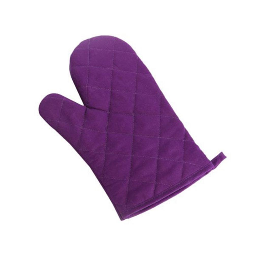 Single Kitchen Cooking Microwave Oven Gloves Mitts Pot Pad Heat Proof Protected