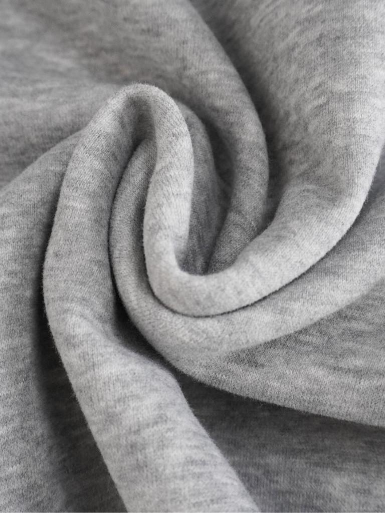 Модный женский свитшот с опущенными плечами - 2025 Huamian, с круглым вырезом, 320 г, свободный крой, пуловер, модная верхняя одежда