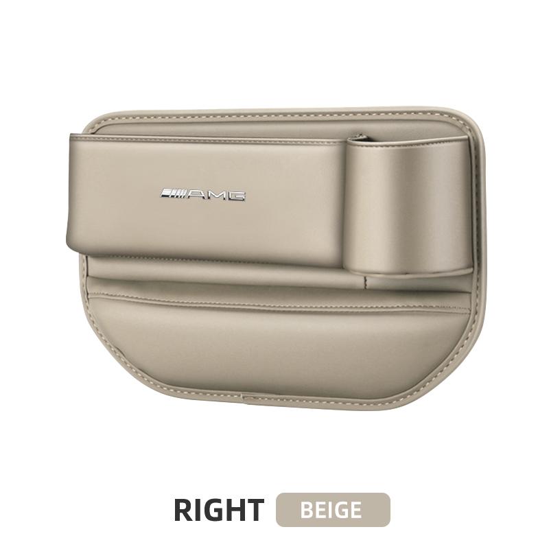 WXAKF1 Hot 2026 For Benz Car Seat Gap Organizer Multifunction Storage Box Cup Pocket For Mercedes Benz AMG W204 W205 W203 W211 W212 W21