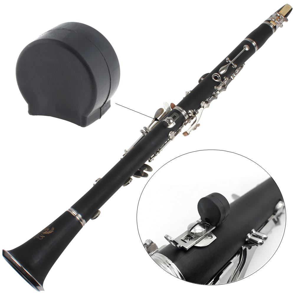 Rubber Black Thumb Rest Saver Cushion Pad Finger Protector Comfortable for Clarinet